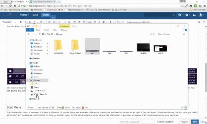 Task view example display